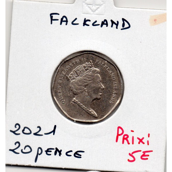 Falkland 20 pence 2021 Spl, KM.203 Elizabeth II 5eme effigie