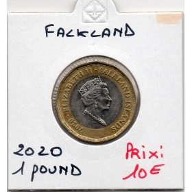 Falkland 1 pound 2020 Spl, KM.204 elizabeth II 5eme effigie