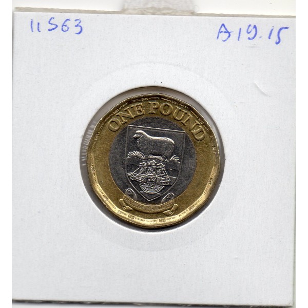 Falkland 1 pound 2021 Spl, KM.204 elizabeth II 5eme effigie