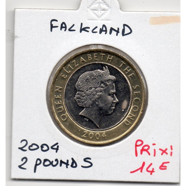 Falkland 2 pounds 2004 Spl, KM.137 Elizabeth II 4eme effigie