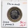 Falkland 2 pounds 2004 Spl, KM.137 Elizabeth II 4eme effigie