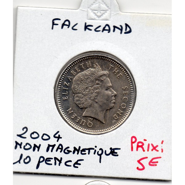 Falkland 10 pence 2004 Spl, KM.133 Elizabeth II 4eme effigie