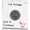 Ile de Man 5 pence 2007, Spl, KM.1255, Elizabeth II 4eme effigie