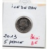 Ile de Man 5 pence 2013, Spl, KM.1255, Elizabeth II 4eme effigie