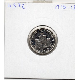 Ile de Man 5 pence 2014, Spl, KM.1255a, Elizabeth II 4eme effigie magnétique