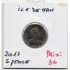 Ile de Man 5 pence 2017, Spl, KM.1580, Elizabeth II 5eme effigie
