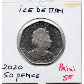 Ile de Man 50 pence 2020, Spl, KM.1583, Mouton loaghtan