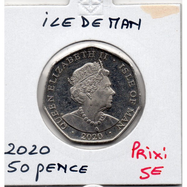 Ile de Man 50 pence 2020, Spl, KM.1583, Mouton loaghtan