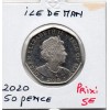 Ile de Man 50 pence 2020, Spl, KM.1583, Mouton loaghtan