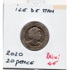 Ile de Man 20 pence 2020, Spl, KM.1582, Drakkar