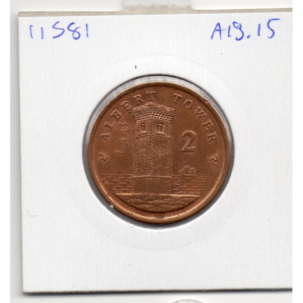 Ile de Man 2 pence 2007 Spl, KM.1254, Tour Albert