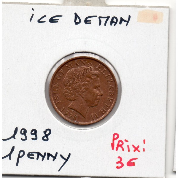 ile de Man 1 penny 1998 Sup, KM.823.2 Rugby