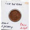 Ile de Man 1 penny 2001 Spl, KM.1036 Keeils