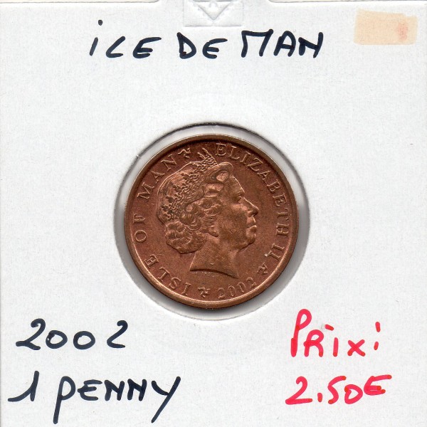 Ile de Man 1 penny 2002 Spl, KM.1036 Keeils