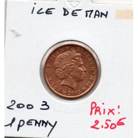 Ile de Man 1 penny 2003 Spl, KM.1036 Keeils