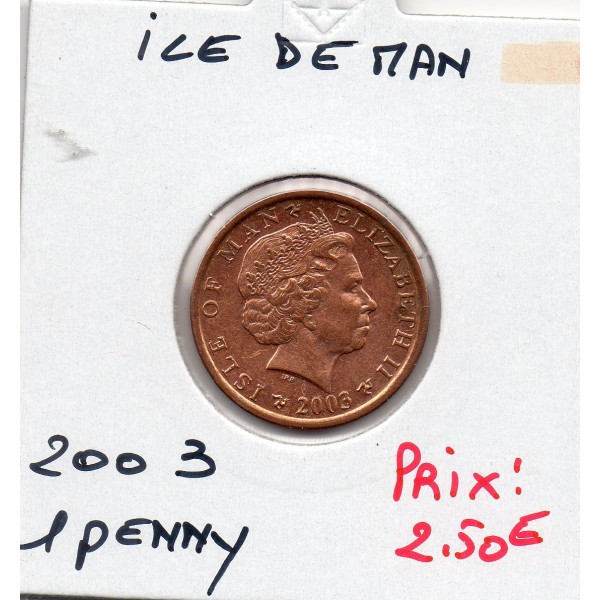 Ile de Man 1 penny 2003 Spl, KM.1036 Keeils