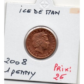 Ile de Man 1 penny 2008 Spl, KM.1253 Monument Santon