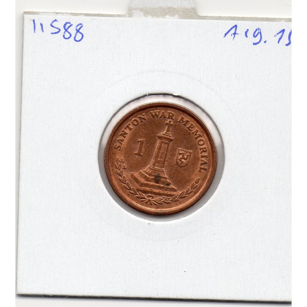 Ile de Man 1 penny 2009 Spl, KM.1253 Monument Santon