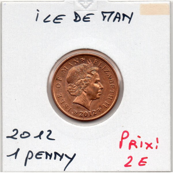 Ile de Man 1 penny 2012 Spl, KM.1253 Monument Santon