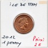 Ile de Man 1 penny 2012 Spl, KM.1253 Monument Santon