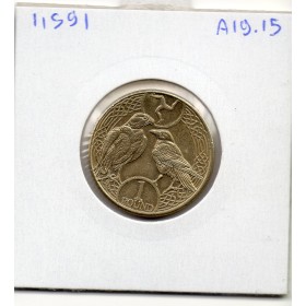 Ile de Man 1 pound 2017 Spl, KM.1603 faucon Pèlerin et corbeau