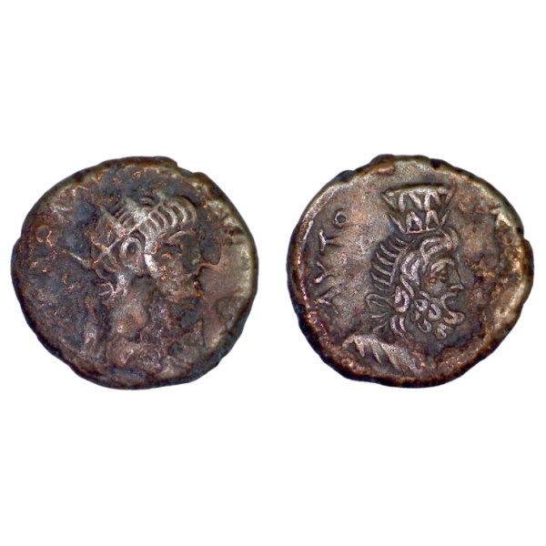Tetradrachme de Néron pour l'Egypte (63-64 an 10), RPC 5274 Sérapis