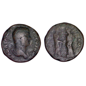 As d'Hadrien (134-138) RIC.793a ADVENTVS AVG atelier Rome