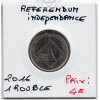 Transnistrie 1 rouble 2016 Spl KM.246 referendum Indépendance