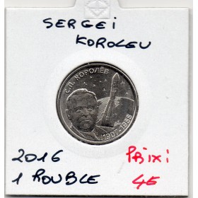Transnistrie 1 rouble 2017 Spl KM.258 Sergei korolev
