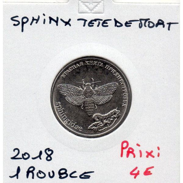 Transnistrie 1 rouble 2018 Spl KM.297 Sphinx tête de mort
