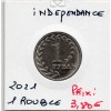 Transnistrie 1 rouble 2021 Spl KM.437 Indépendance