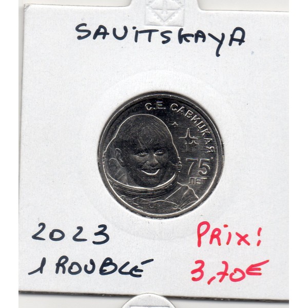 Transnistrie 1 rouble 2023 Spl KM.513 S. E. Savitskaya