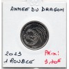 Transnistrie 1 rouble 2023 Spl KM.522 année du Dragon