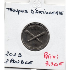 Transnistrie 1 rouble 2023 Spl KM.517 Troupes d'Artillerie