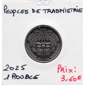 Transnistrie 1 rouble 2025 Spl Peuples de Transnistrie