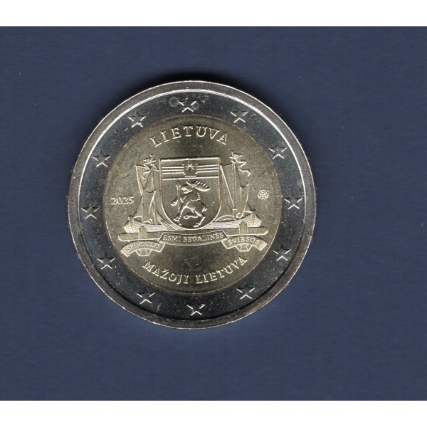 2 euro commémorative Lituanie 2025 Lituanie Mineure pièce de monnaie €