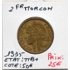 2 francs Morlon 1935 TTB+