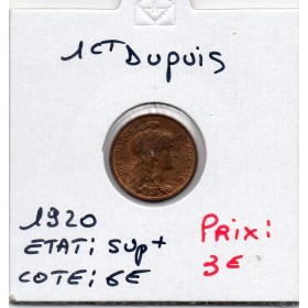 1 centime Dupuis 1920 Sup+