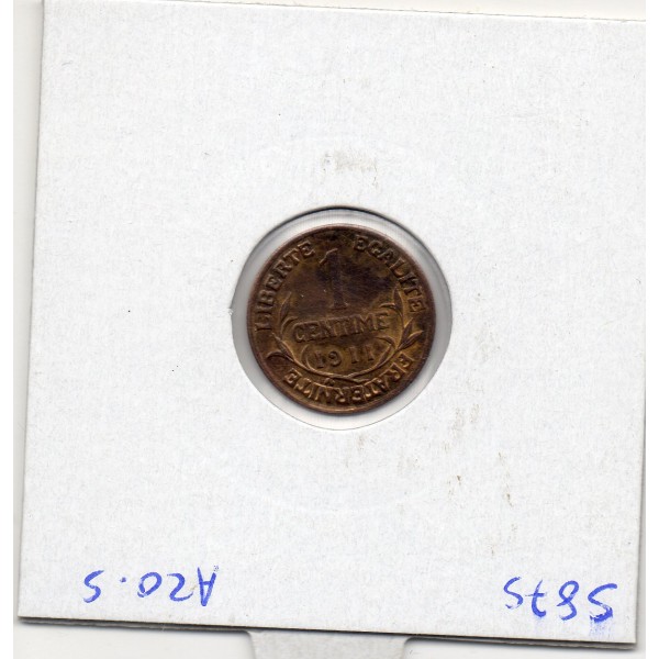 1 centime Dupuis 1911 Sup