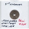 5 centimes Lindauer 1924 Paris Sup+