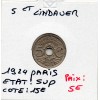 5 centimes Lindauer 1924 Paris Sup