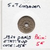 5 centimes Lindauer 1924 Paris Sup