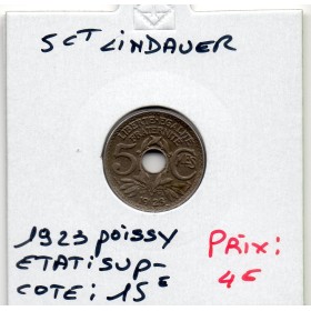 5 centimes Lindauer 1923 Poissy Sup-