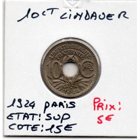 10 centimes Lindauer 1924 Paris Sup