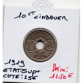 10 centimes Lindauer 1919 Sup+