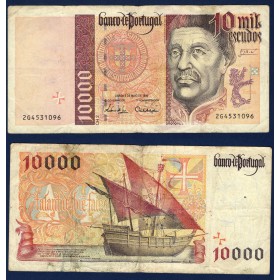 Portugal P.191a, TB Billet de 10000 Escudos 1996 Infante Henrique