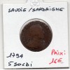 copy of Italie Sardaigne 5 Soldi 1794 TB, KM 91 pièce de monnaie