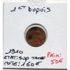1 centime Dupuis 1910 Sup tache