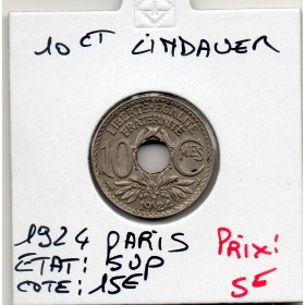 10 centimes Lindauer 1924 Paris Sup