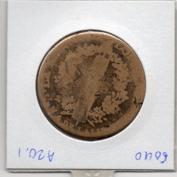 2 Sols Constitution Louis XVI 1792 .AA. Metz B, France pièce de monnaie